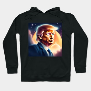 donald trump portrait Hoodie